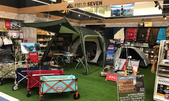 We opened an outdoor products shop at our Autobacs Akashi Branch.